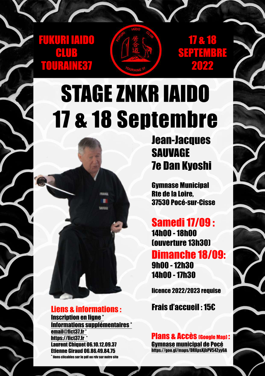 Stage Iaïdo Sauvage 17-18 Sept